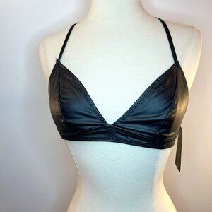PLATINUM LINGERIE Women's Black Stretch Bralette - Size Small - NWT